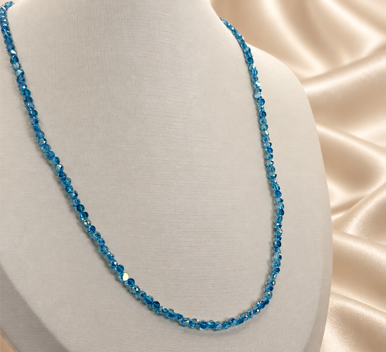 Colar Esfera Aqua