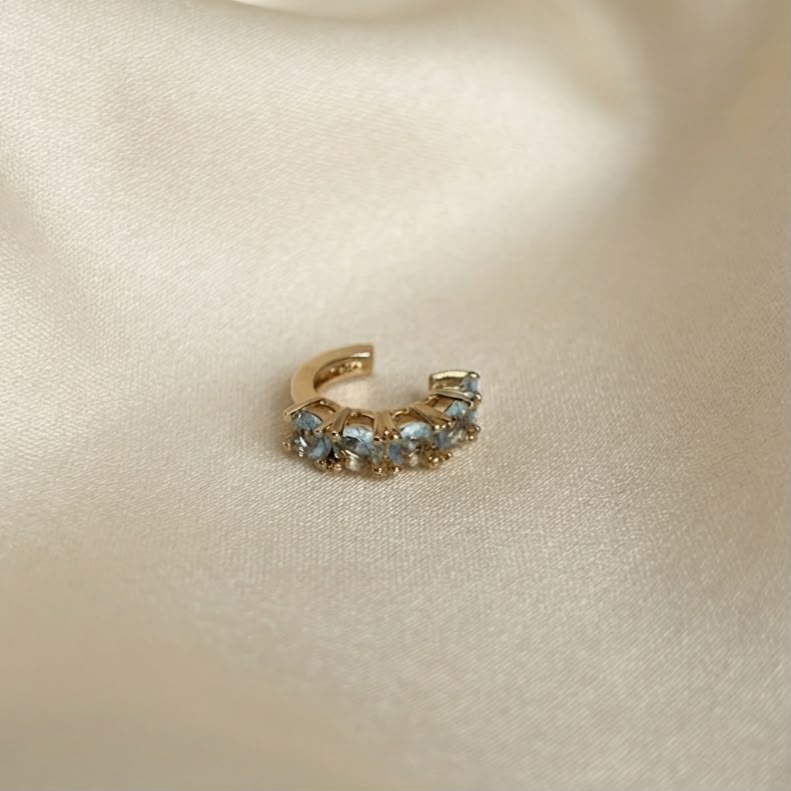 Piercing Fake Shine Azul