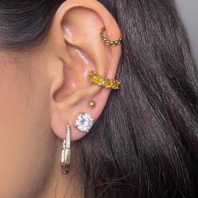 Piercing Fake Shine Citrino