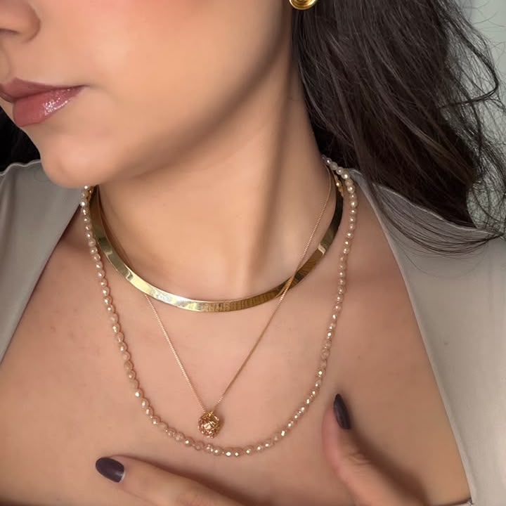 Colar Esfera Nude 