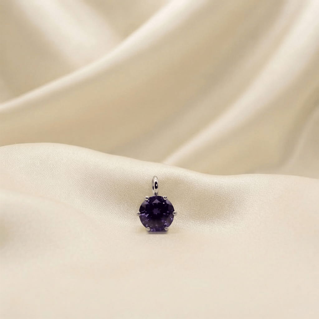 Pingente Ponto de Luz Lilas